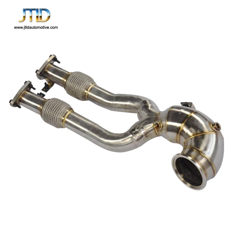 

JTLD High Flow Stainless Steel Exhaust System Exhaust Downpipe Fit for Audi TTRS RS3 Catless Exhaust