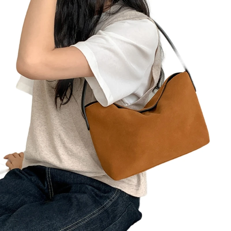 Elegant and Versatile Handbag for Professionals Large Capacity Underarm Shoulder Bag 066F