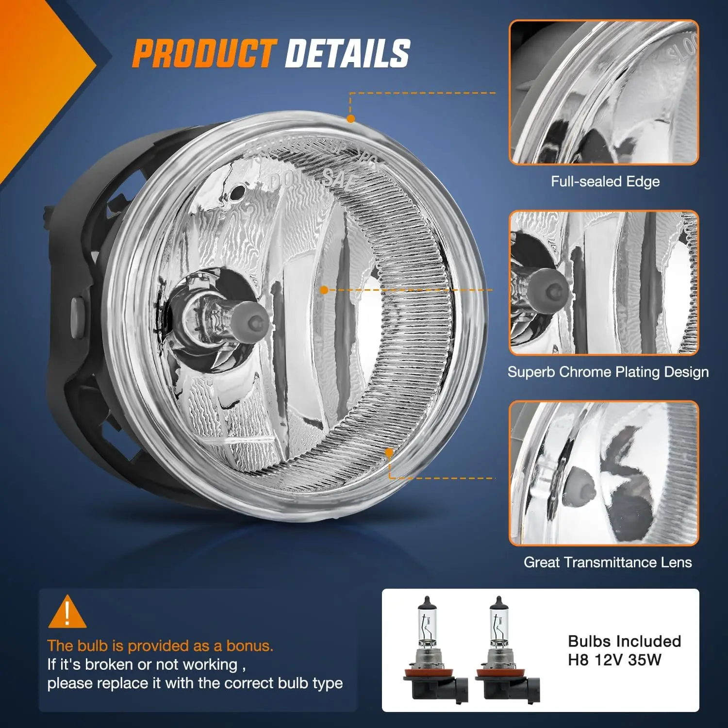 Nilight Fog Lights Assembly Compatible with 2008 2009 2010 Dodge Challenger 2005 2006 2007 2008 2009 2010 Dodge Grand Caravan Charger Caliber Nitro Avenger Chrysler Town&Country Pacifica Jeep Patriot