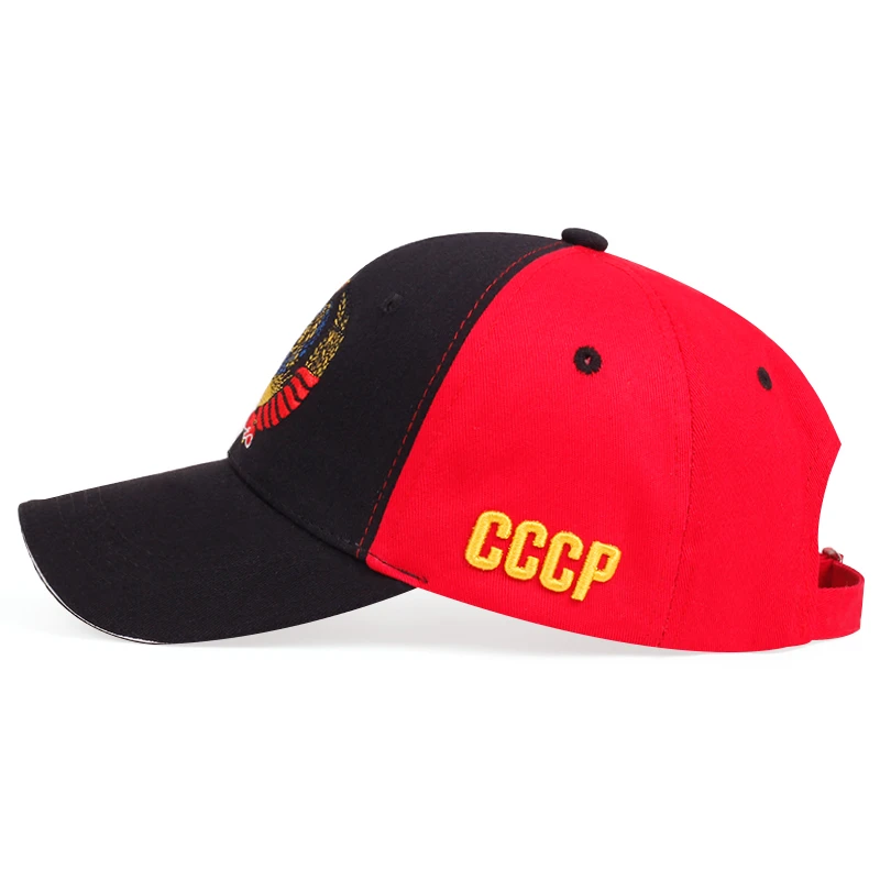 New Unisex CCCP National Emblem Baseball Cap Men Women Cotton Snapback Hat Outdoor Visor Sun Hats Adjustable Fashion Hip Hop Hat