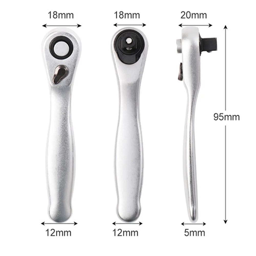 

72 Teeth Ratchet Wrench Hand Tools Screwdriver Handle Small Two-way Wrenches Wrenches Set Spanner Automotive Tool