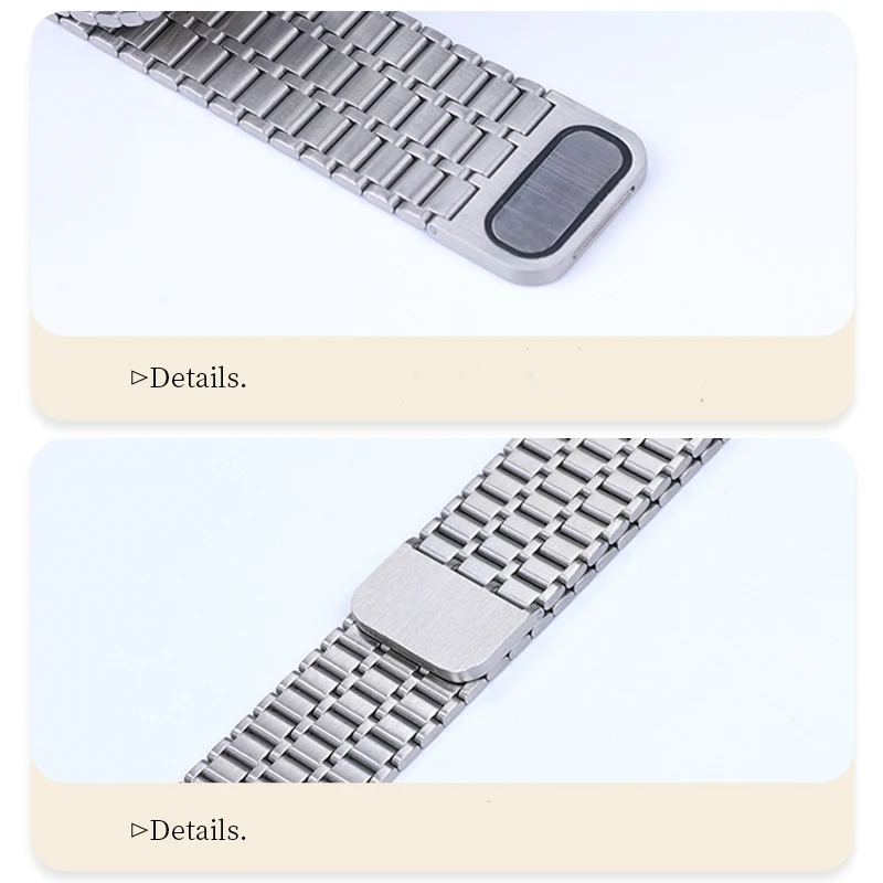 Stainless Steel Strap for apple watch band 44mm 45mm ultra 49mm 40mm 42mm 41mm 38mm Magnetic link bracelet iwatch 5 4 3 7 se 6 8