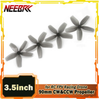2/4/8Pairs NEEBRC 90mm 3.5inch 5-Blade 2CW&2CCW PC Propeller for RC FPV Racing Drone Freestyle Cinewhoop Drones DIY Plane Parts