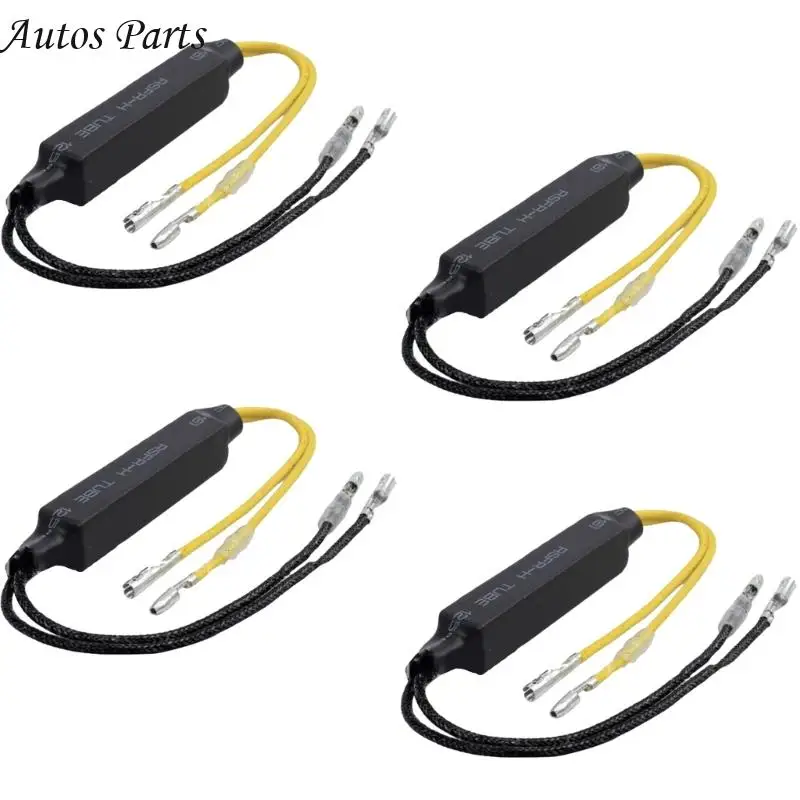 57BA 4PCS Motorcycle Turn Decoders Resistors Eliminate LED Bulb Error Codes