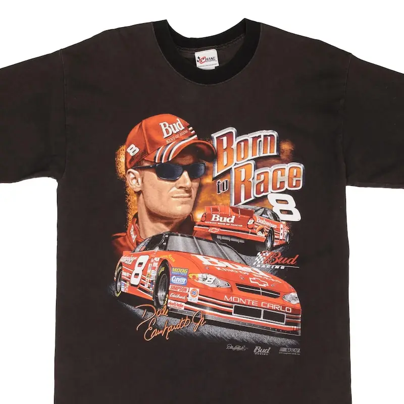 Vintage 90s Racing Tee ,Graphic Short Sleeve Crew Neck Cotton T-Shirt, Motorsports Speed Graphic Shirt, Classic Cotton Unisex