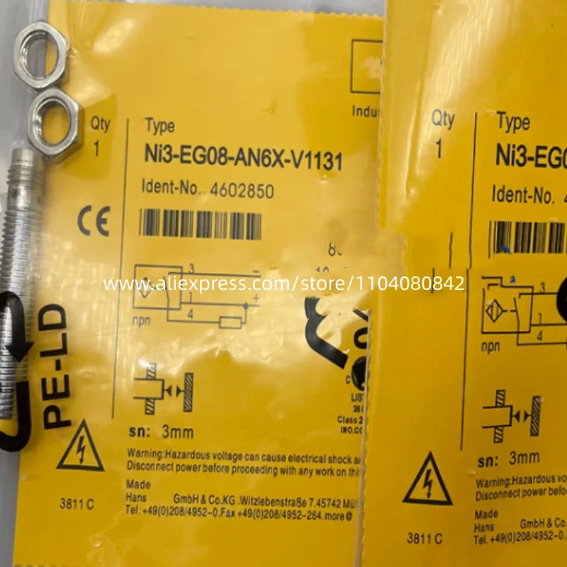 3PCS New Proximity switch BI2-G08-AP6X-H1341 BI2-G08-AN6X-H1341 BI2-G08-AN6X BI2-G08-AP6X