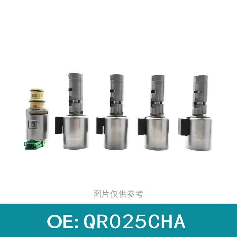 Solenoid Valve 5-piece QR025CHA Fit For 2022 Chery/Omda 1.5T/Tiggo 5X 1.5T/Arrizo 8 Auto Parts