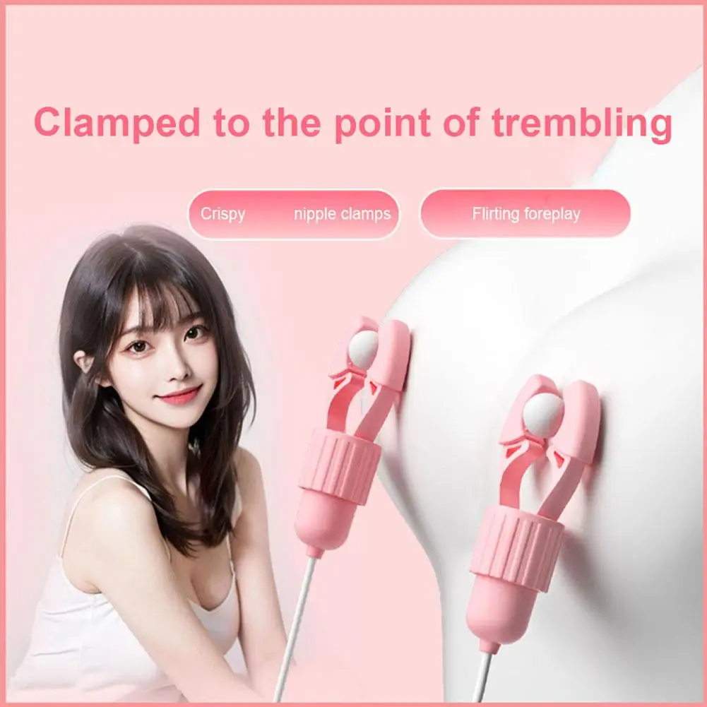 Nippelklemmen Vibrator Brustmassage Zunge Lecken Saugen Vibrierender Klitoris Stimulator Weiblicher Maturbator Erwachsenes Sexspielzeug Für Frauen