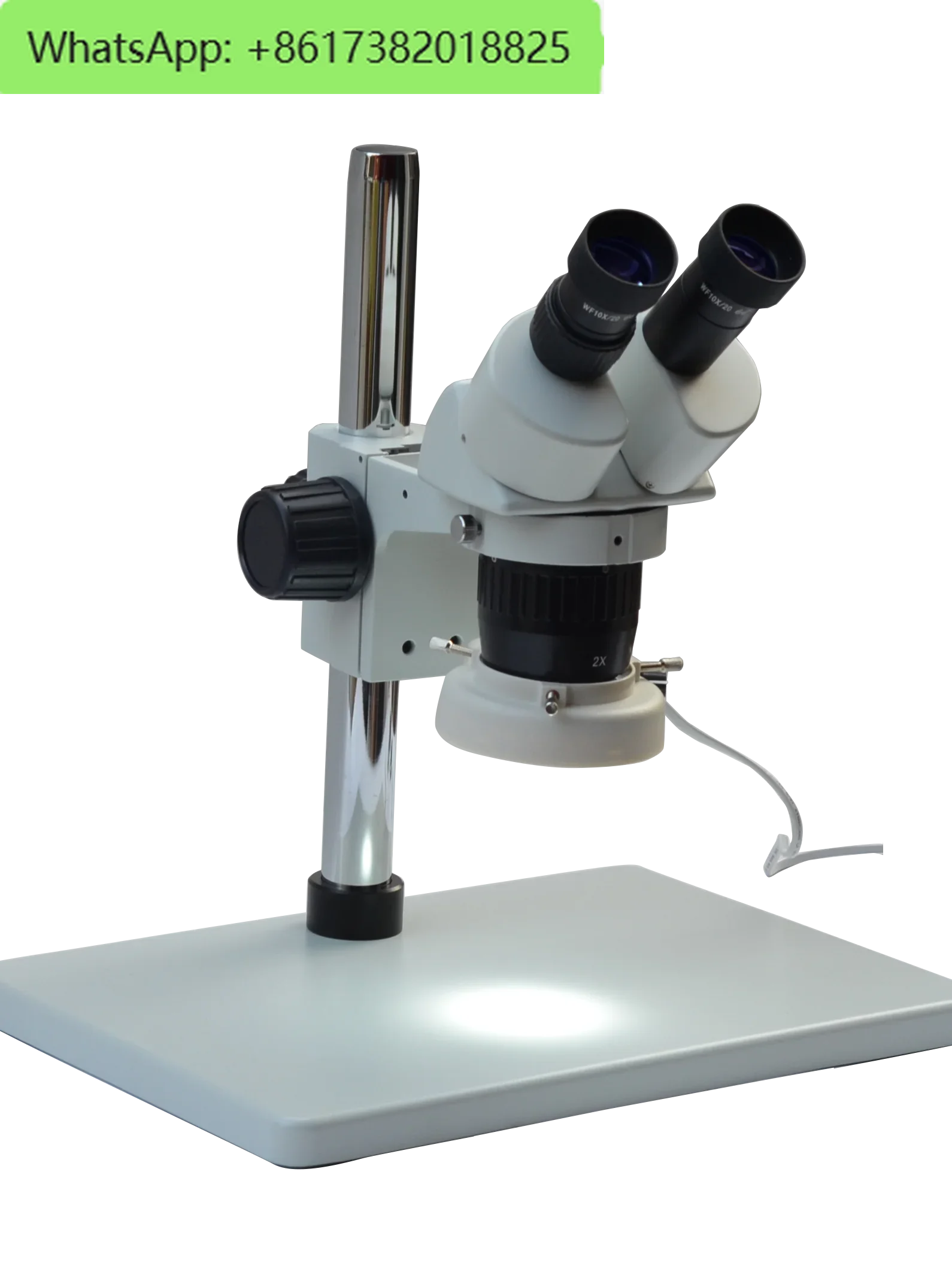 Stereoscopic microscope identification industrial magnifying glass 40/80 times identification dissecting lens 45 zoom