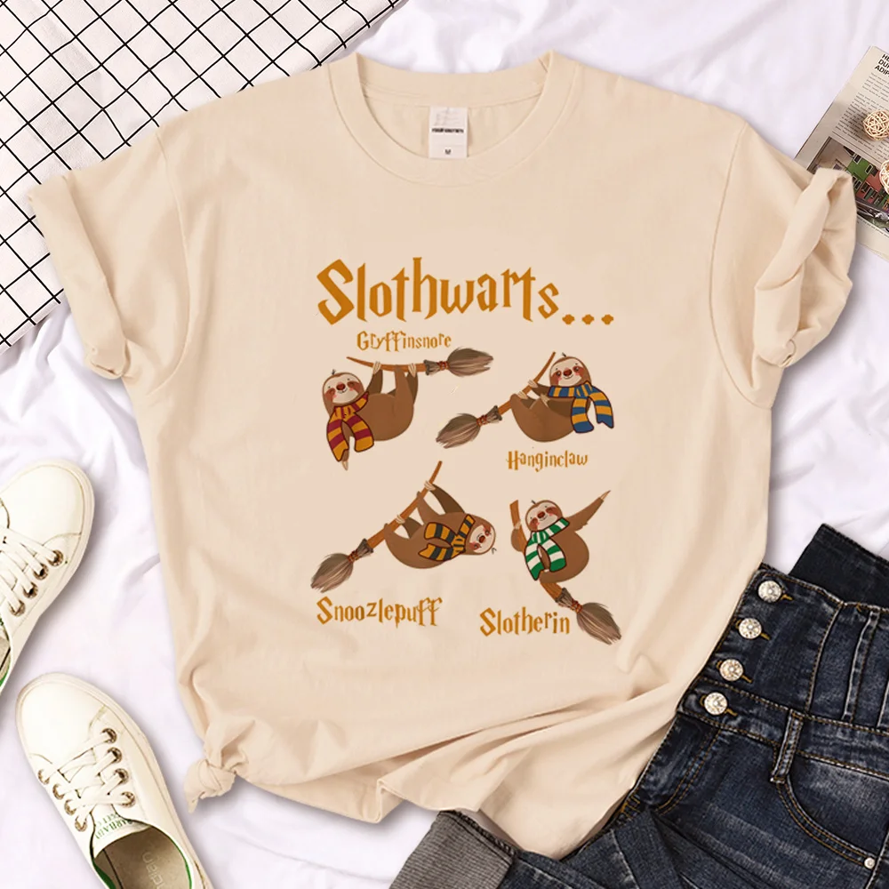 Sloth t shirt women funny summer graphic t shirt girl anime clothes