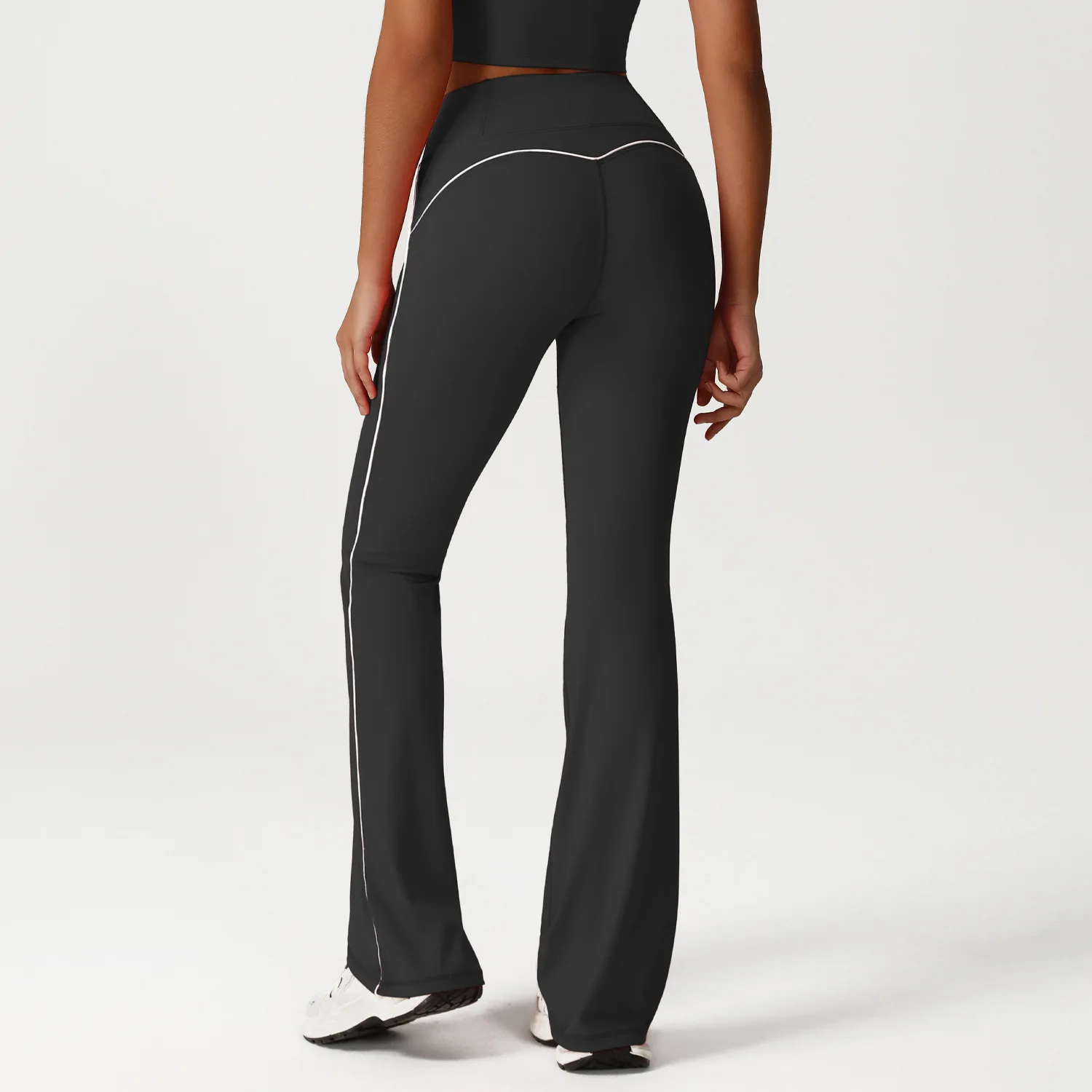 

Yoga Flare Leggings Women Bell-bottoms Fitness Push Up High Waiste Wide Leg Workout Pants Gym Elastic Tights Exercise Sport Pant