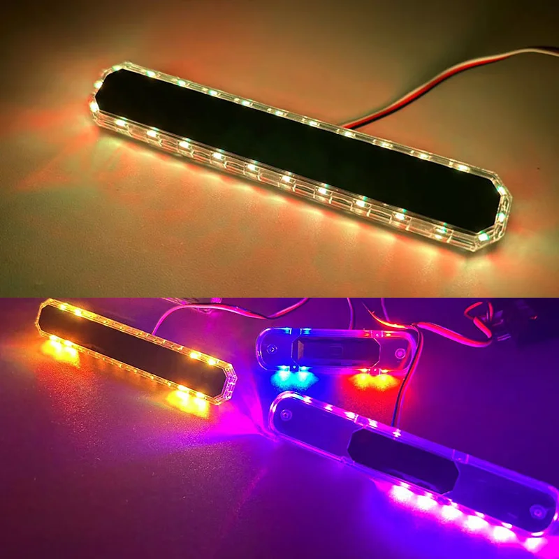 LED 5V Światło dachowe policyjne Migająca lampa do samochodu gąsienicowego 1/10 RC Traxxas Trx4 FMS YIKONG 1/14 Tamiya Truck SCANIA VOLVO