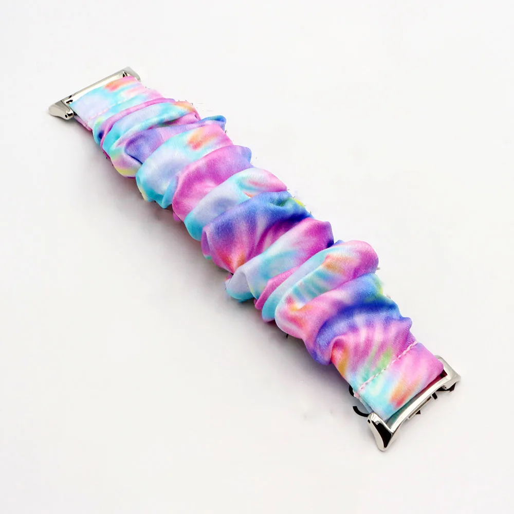 Scrunchies Watch Band for Samsung Galaxy Watch 8 Replacement Wristband Stretchy Strap Fabric Watchband for Men Women