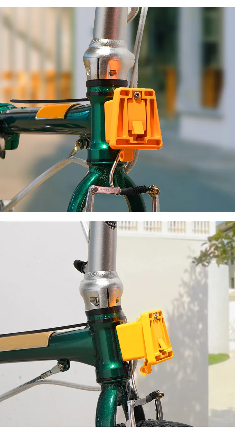 Bike Front Carrier Adapter Block with Screw Accessories Bicycle Pig Nose Mounting Adapter for Folding Bike
