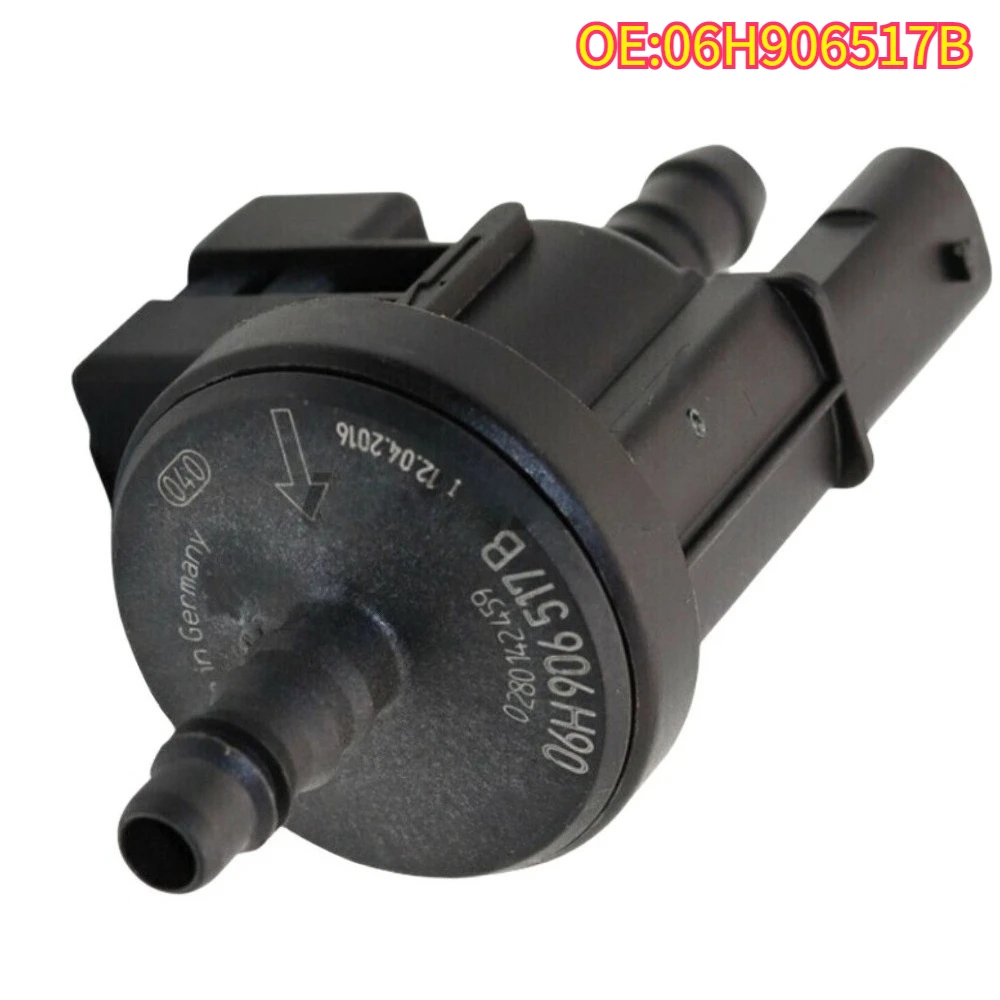 

High quality New For 06H906517B Vapor Canister Solenoid Purge Valve For Audi A4 A5 A6 TT VW Beetle Golf Jetta Passat