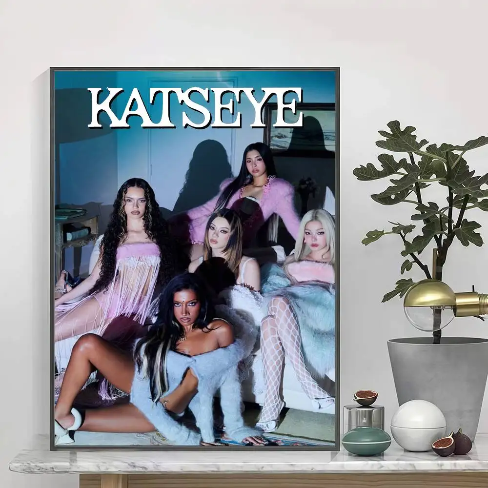 Girl Band K-KATSEYE WILD Peelable Self-adhesive Poster Stickers Are Suitable For Frameless Wall Decoration In A Room - view 6