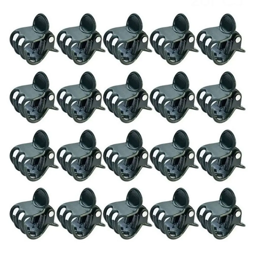 100Pcs Orchid Flower Support Plant Clips Supplies Garden Tools Vine Grafting Grafting Clip Plastic 6-Claw Butterfly Clamp