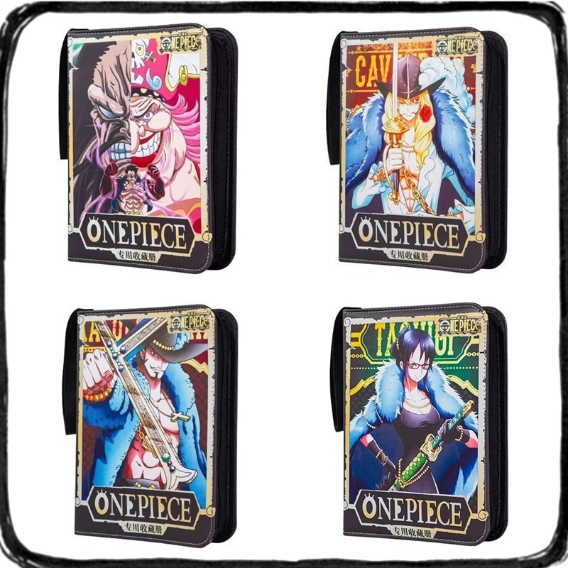 

Альбом для карточек ONE PIECE на 400-900 штук, папка-футляр на 4-9 карточек, коллекционный, на молнии, с двойным карманом, держатель для карточек, игрушка, подарок