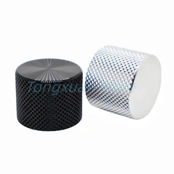 1pc Aluminum Alloy Knob Cap 21.5x17mm Car Volume Navigation Button Volume Potentiometer Switch Amplifier Knob 6mm Plum D Shaft