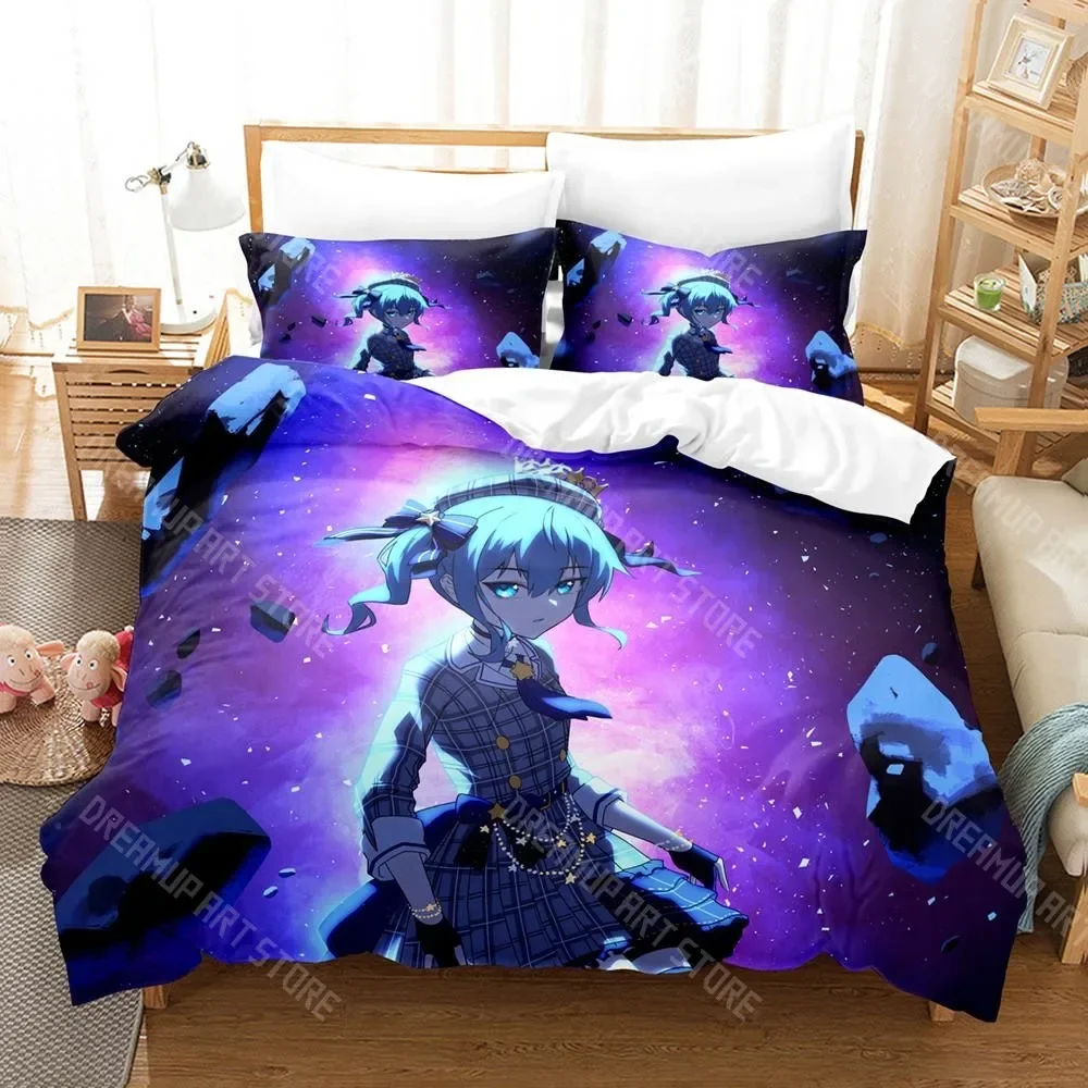 

3D Print Hoshimachi Suisei Bedding Set Single Twin Full Queen King Size Bed Set Aldult Kid Bedroom Duvetcover Sets 3D Anime 2025