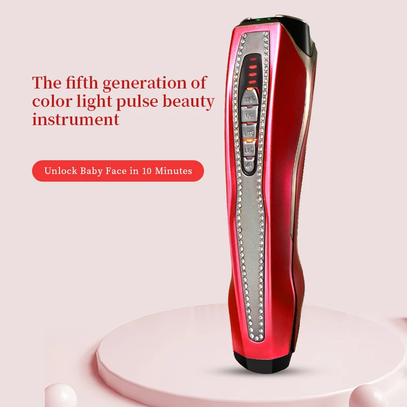 2024 Multifunction LED Photon RF Lifting Beauty Equipment EMS Pusle Vibration Massager Skin Rejuvenation Face Care Beauty Device