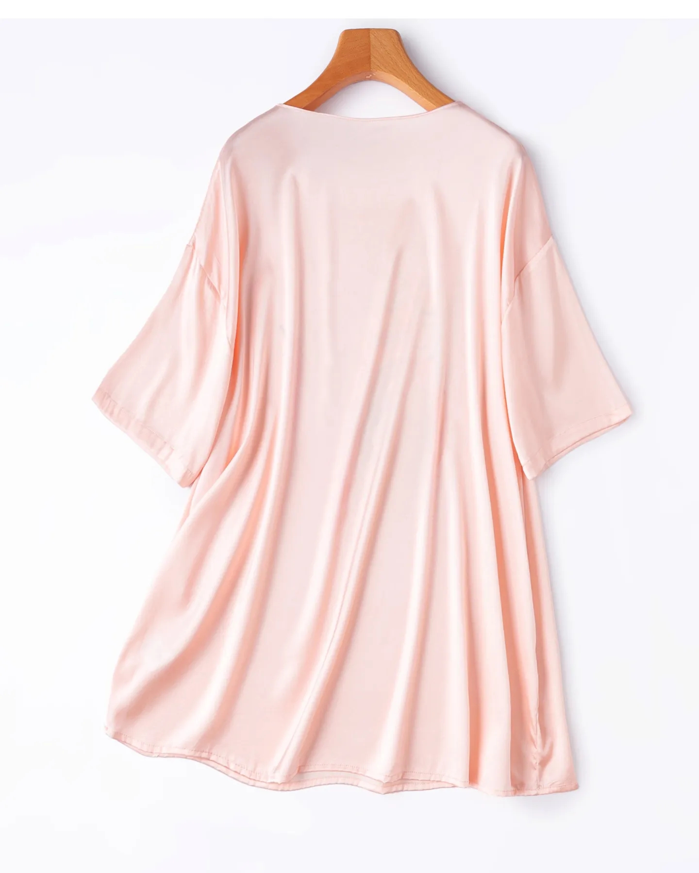 BirdTree-20MM 93%Silk 7%Spandex Elegant T-Shirt, O Neck Cartoon Print, Women Fashion Cool Loose Tops, 2026 Summer New T67387CC