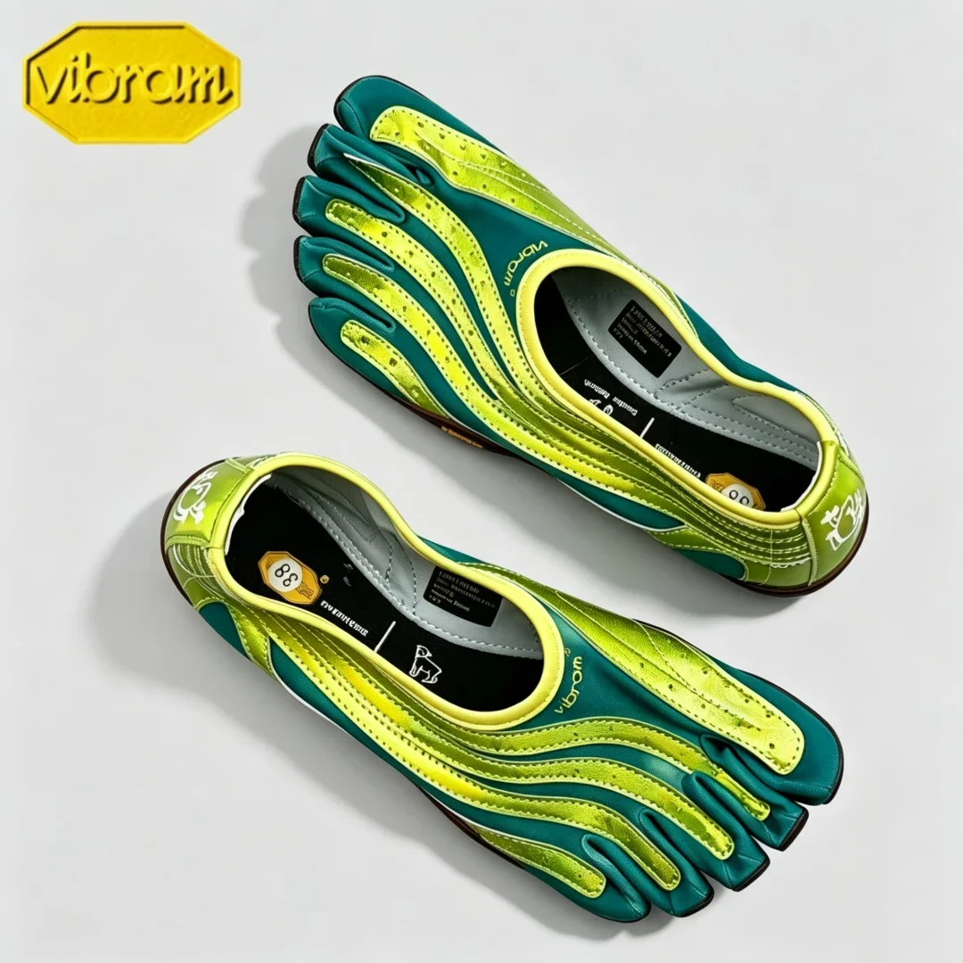 Luxury Brand Vibram Five Fingers Shoes Ballet Shoes Women's Training Shoes Soft-sole Barefoot Shoes Indoor Fitness Pilates Shoes