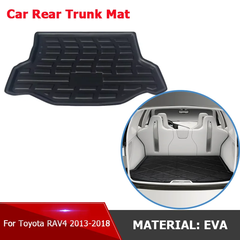 

Car Accessorie Rear Boot Cargo Liner Trunk Floor Mat Carpet Tray Mats Pad Mat Carpets Anti-dirty For Toyota RAV4 2013~2018 2017