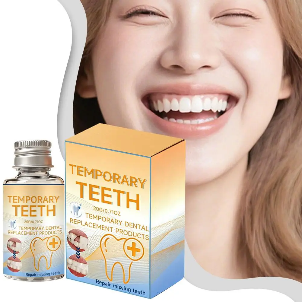 Temporary Tooth Repair Set Shapeable Beads Emergency Fill Broken Missing Teeth Dental Replacement Safe Portable