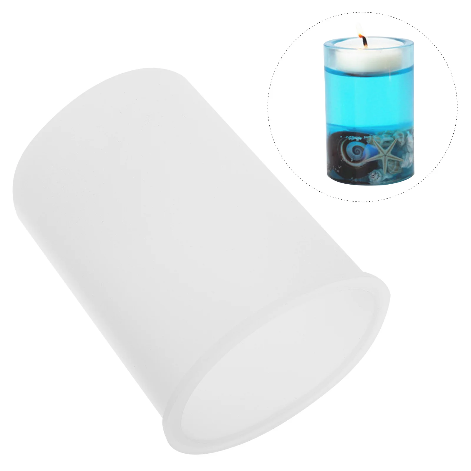 

Silicone Candlestick Mold Diy Resin Craft Tool Holder Making Kit Reusable Candlestick Casting Tray Home Decor Tray