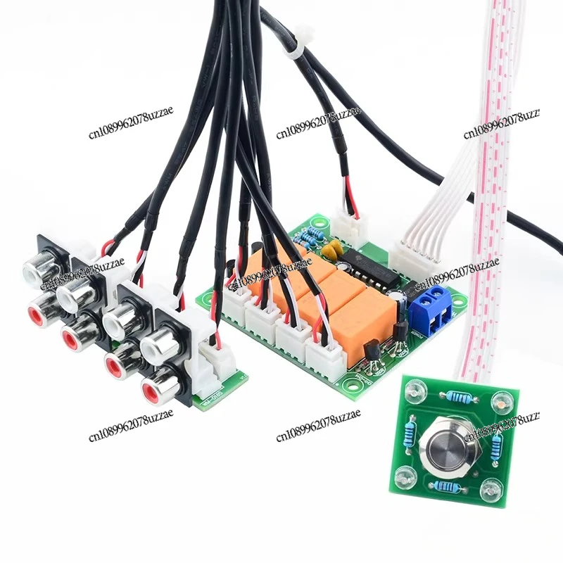 Audio Input Switching Board Four-way Audio Source Switching Board Audio Signal Input Cut T Change Board Switching Relay