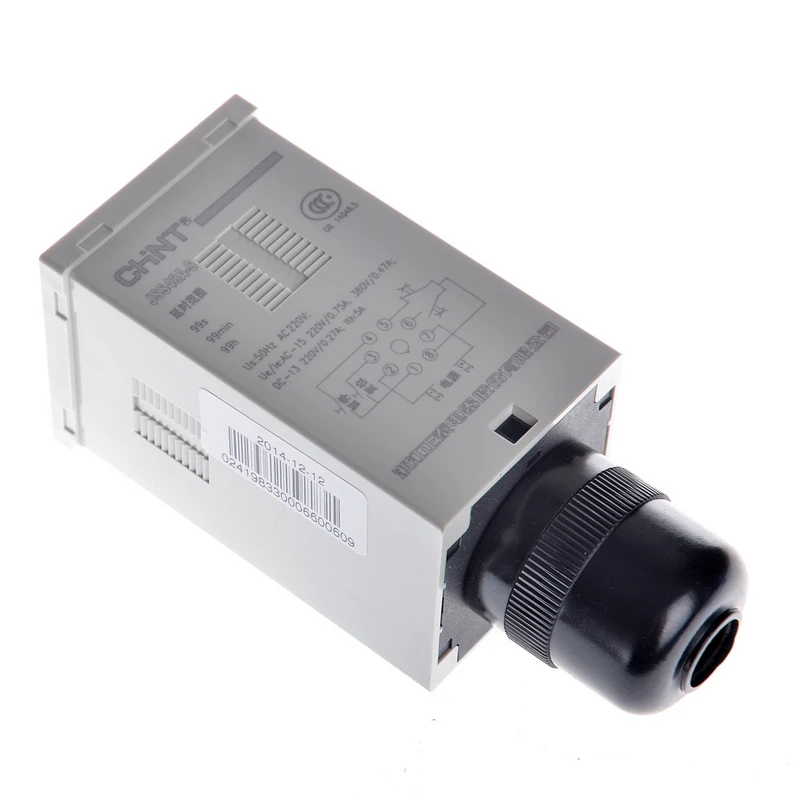 Imagem -03 - Chint-controle de Ciclo Display Digital Original Relé Temporal ac 220v 380v dc 24v 48v Jss48a Jss48a11 Jss48a2z Dh48s-s
