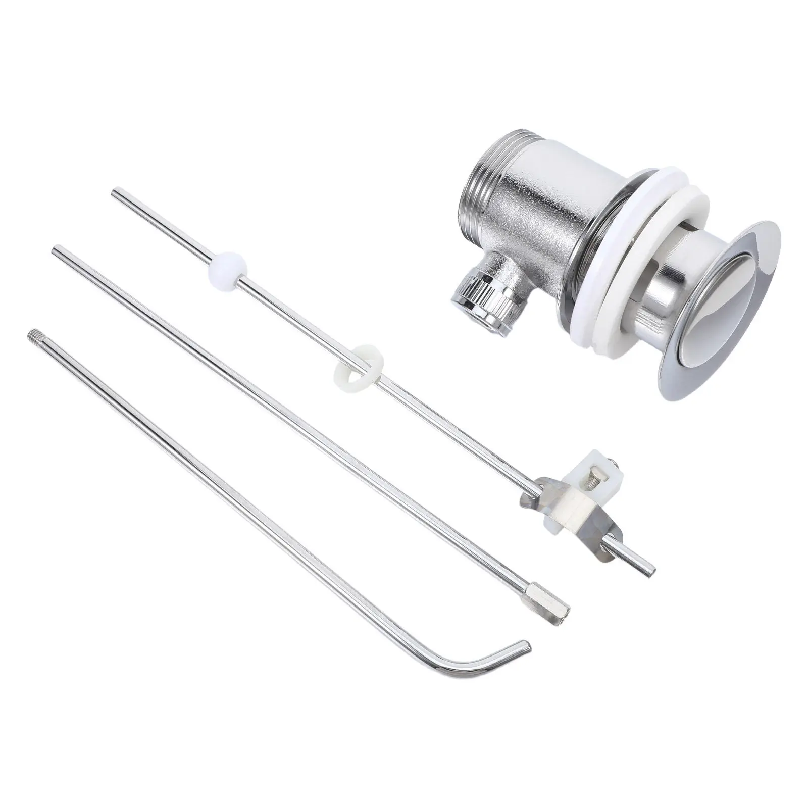 European Style Pull-Up Drain Stopper for Bathroom Sink – Ball Pop-Up Rod Replacement