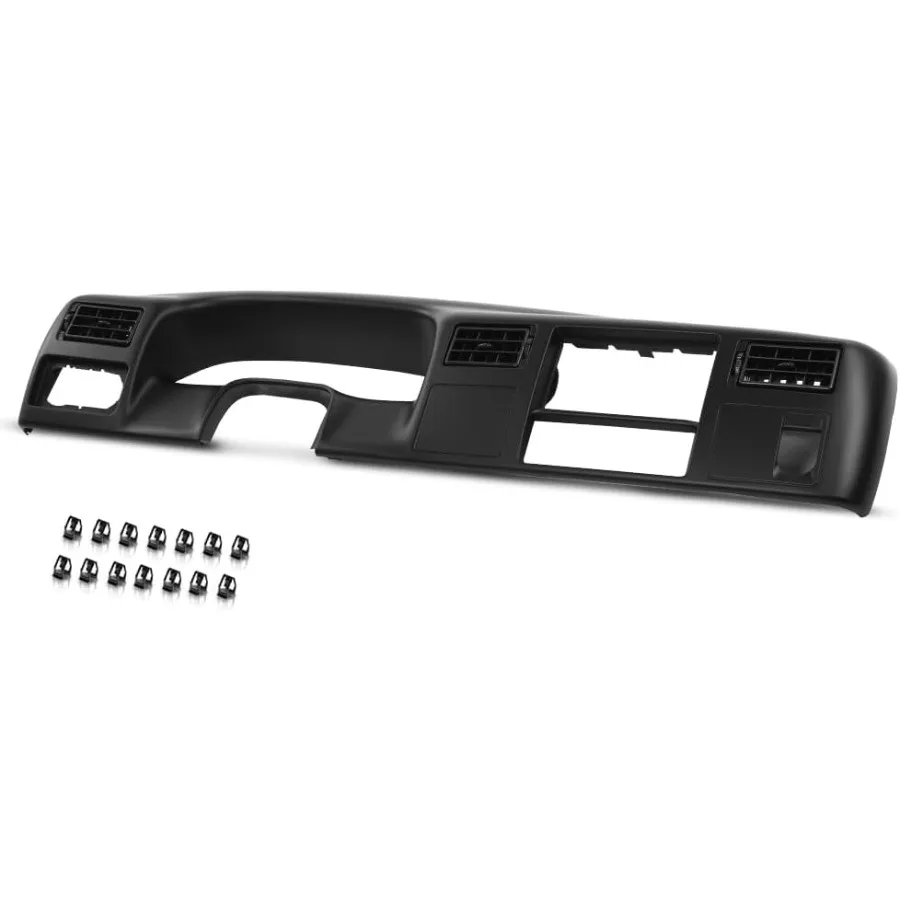 

Декоративная панель радиоприемника для Ford F250 F350 Super Duty 199944, черная внутренняя панель приборной панели, замена акцентной панели Mo