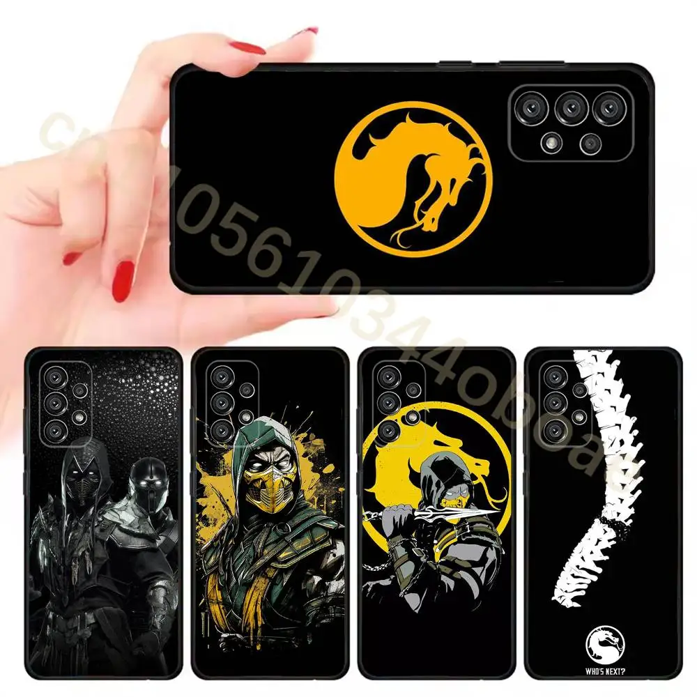 Game M-Mortal K-Kombat Phone Case For Samsung Galaxy A13,21s,22,31,32,52,53,71,80,A91 Soft Black Shell
