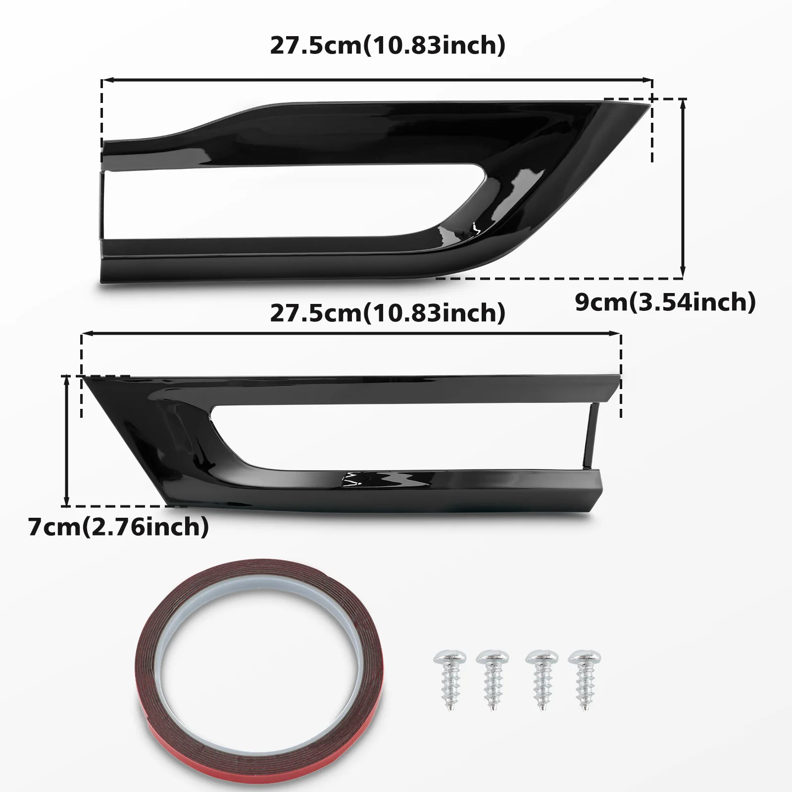 Car Tail Light Lamp Cover Trims bezel kit Auto Accessories For Jeep Grand Cherokee 2014-2020 68220970AA 68220968AA