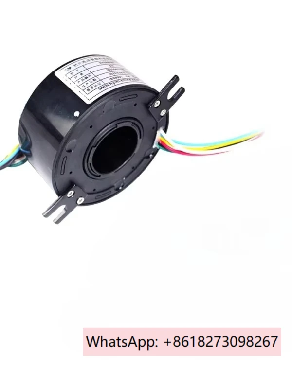 

Anti winding wire conductive slip ring through-hole inner diameter 12.7 outer diameter 54 2~24 channels