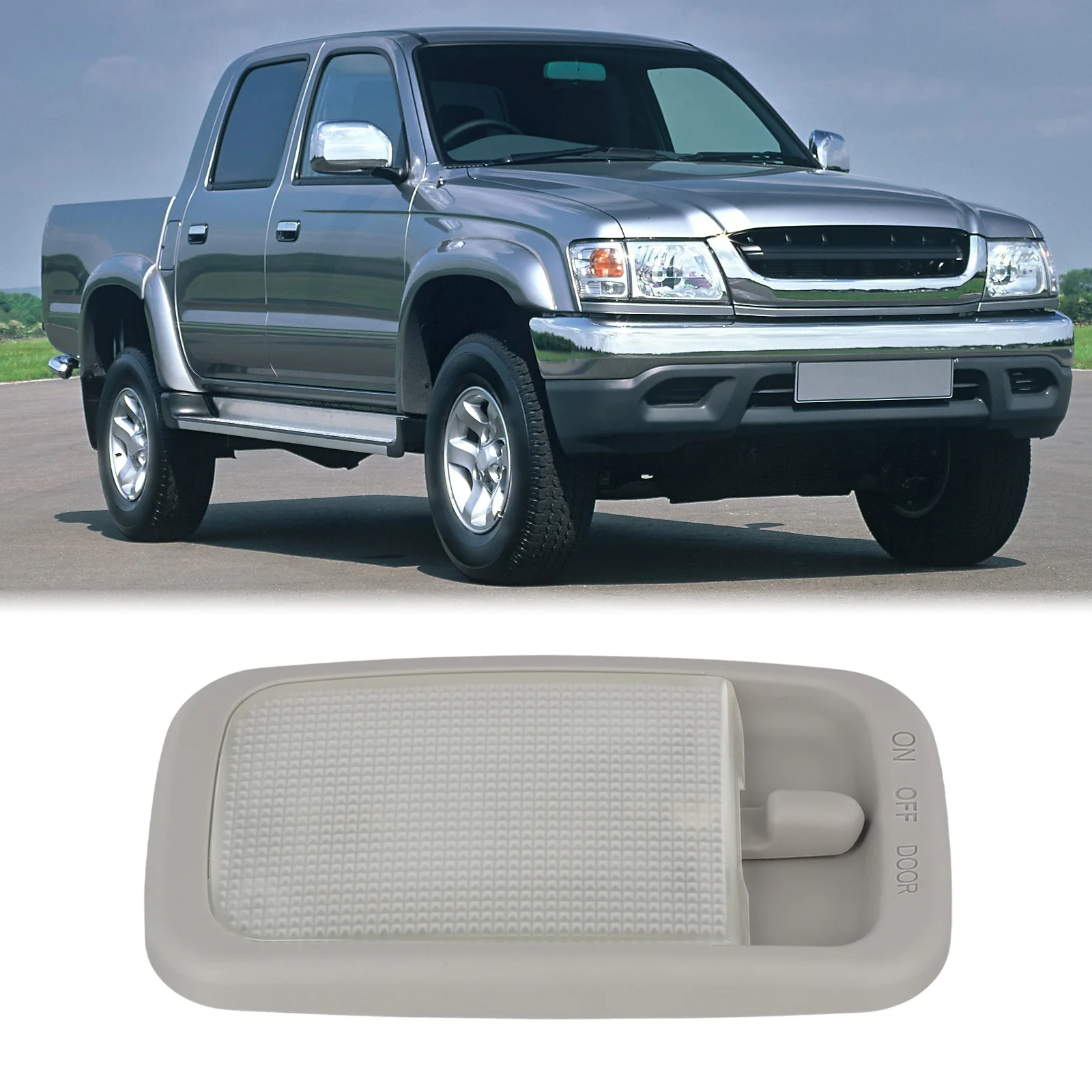 Vehicle Interior Hilux Interior Light Grey Long-lasting Performance Vehicle Safety ABS Material Easy Installation