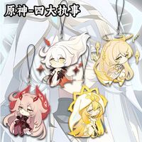Game Genshin Impact Kaedehara Kazuha Wanderer Balladeer Venti Xiao Cosplay Keychain Acrylic Accessorie Phone Chain Fans Gifts