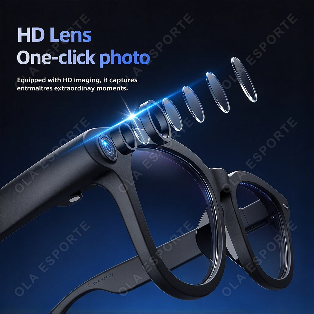 Smart Audio Glasses HD Sound Q - Audio Music Image 评论和价格