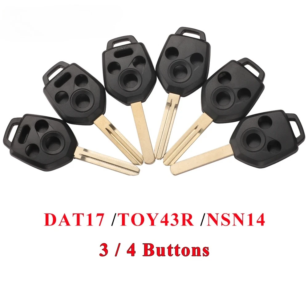 

Автомобильный пульт дистанционного ключа с 3 кнопками для Subaru Forester Outback Legacy 2008-2014 Замена чехла для ключей