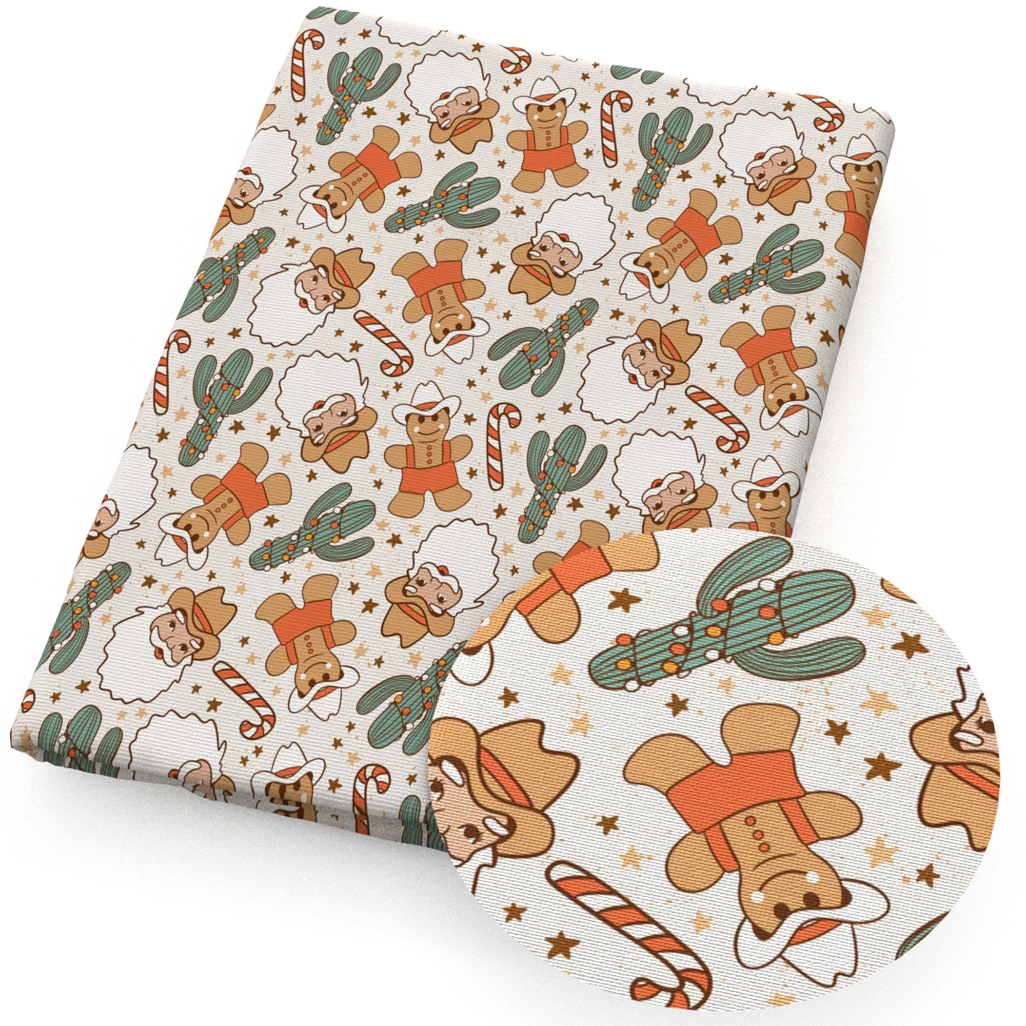 50*145 سنتيمتر شجرة عيد الميلاد خليط مطبوعة البوليستر القطن لخياطة الأنسجة اللحف الأقمشة التطريز المواد DIY بها بنفسك اليدوية