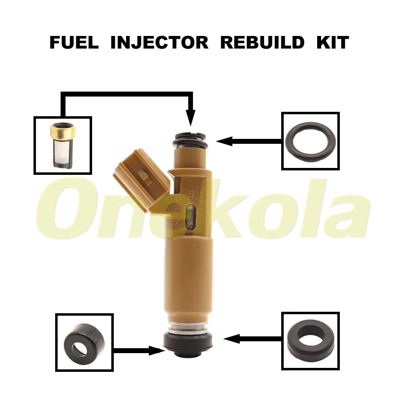 Fuel Injector Seal O-Ring Kit Seals Filters for TOYOTA 1ZZ-FE COROLLA AVENSIS CELICA RAV4 23250-22020