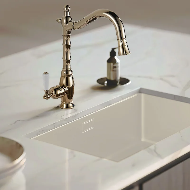 صنبور المطبخ الفرنسي القديم، شرفة صنبور ساخن وبارد متعدد الوظائف