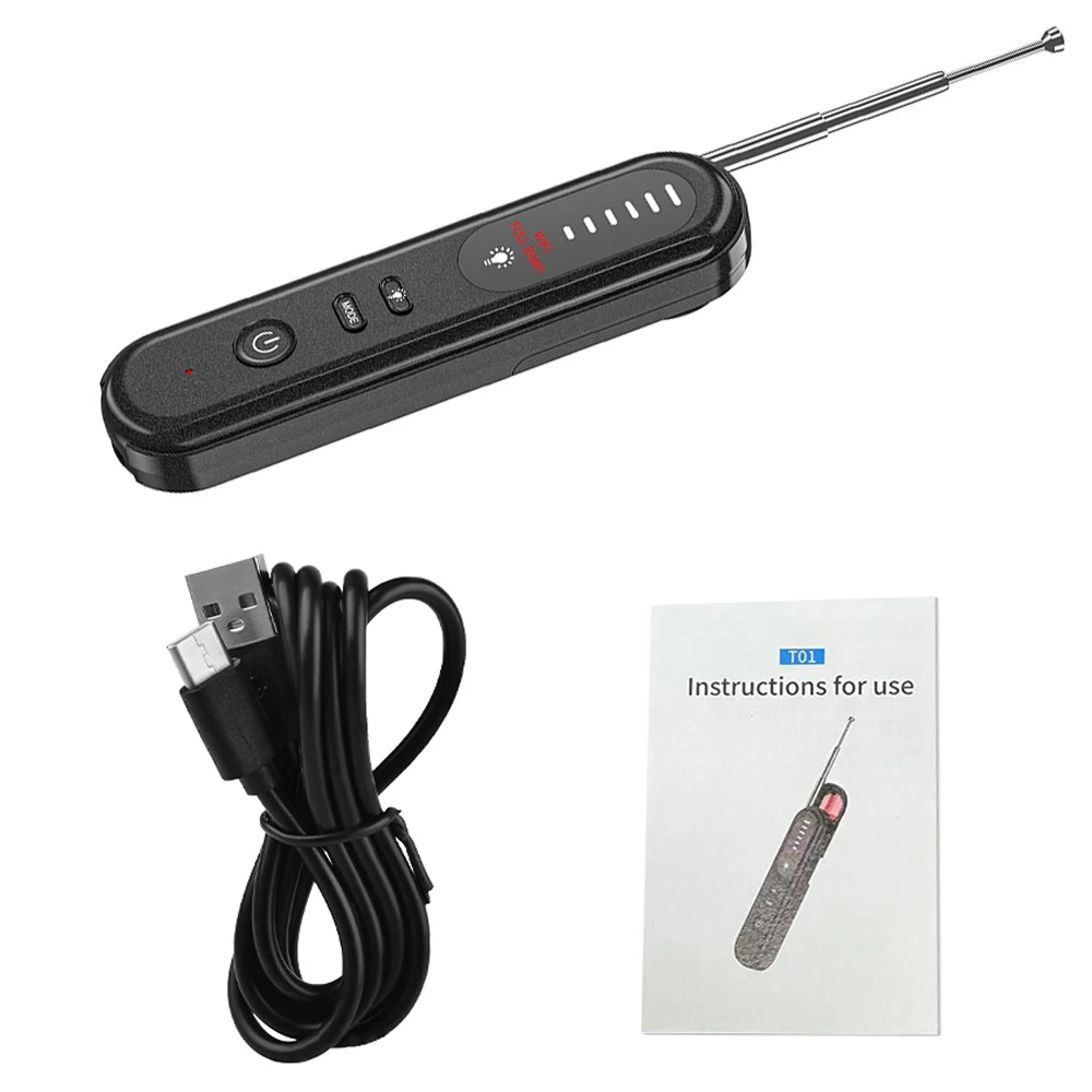 

Camera RF Signal Detector Anti-Eavesdropping GSM Device Finder Anti Candid Radio Jammer 6 Levels Adjustable Sensitivity for Car