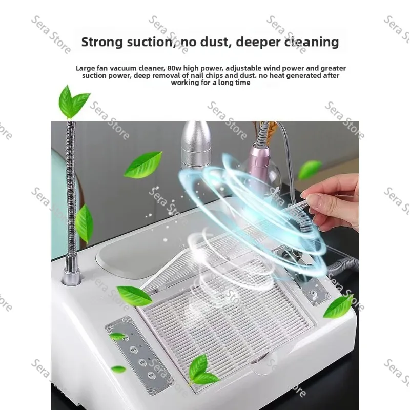 96W Nail Lamp, Nail Lighting, Multifunctional Nail Vacuum Cleaner, Polishing Machine, All-in-one Machine