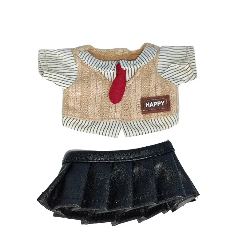 Per 15/17 centimetri Carino Mini Peluche Labubu Abbigliamento della Bambola Vestito Kawaii Card Captor Sakura Stile Labubu Idol Bambole Accessori di Abbigliamento