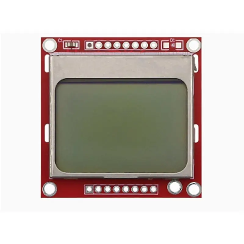 

Плата LXYB18B RED 84X48 для ЖК-модуля с подсветкой, адаптер для ЖК-дисплея 5110, плата PCB LCD5110