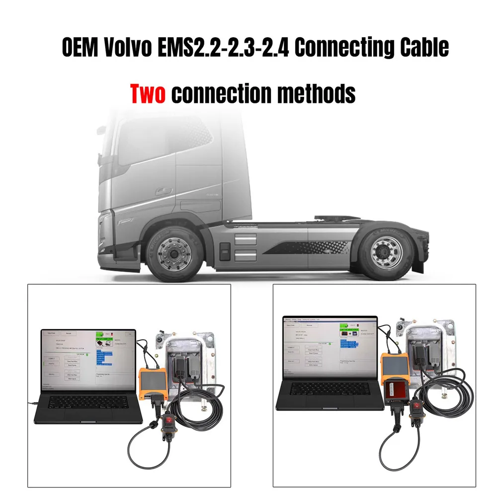 OEM For Volvo Renault TRW EMS2.X Bench Cable for ECUHELP KT200 II / KT200 TCU Programmer Support TRW EMS 2.2 / EMS 2.3 / EMS 2.4