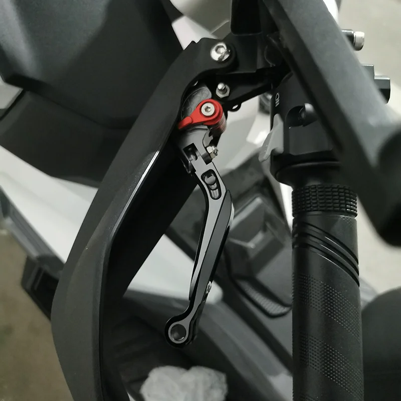 Chekis Is Suitable for Sym Husky Adv300 Adx300 Modified Brake Handle, Handbrake Lever with Parking Function, Brake Horn with Parking Function